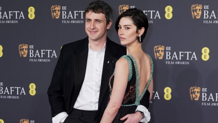 Paul Mescal and Gracie Abrams make red carpet debut at 2026 BAFTAs