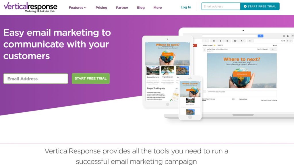 VerticalResponse email marketing review: Pros & cons, features, ratings, pricing and More